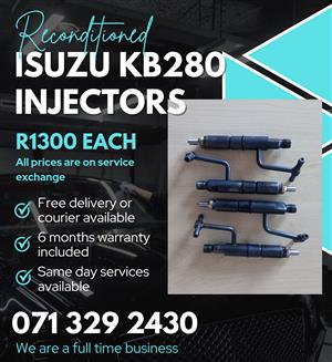 ISUZU KB280 INJECTORS FOR SALE WITH WARRANTY ON