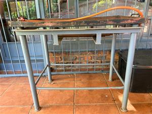 Chinese food or steak gas braai