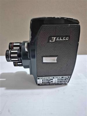 Vintage Jelco 8mm film camera manufactured by Nihon Cine Industry Co. Ltd.