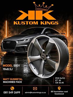 19” Audi wheels available@KustomKings