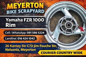 Yamaha FZR 1000 rim. Meyerton bike scrapyard new & secondhand spares. Andre