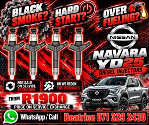 NISSAN NAVARA YD25 INJECTORS FOR SALE WITH WARRANTY 