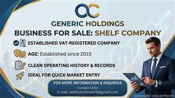 Shelf Company for Sale