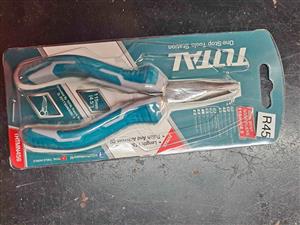 Brand new Total Tools mini bent nose pliers