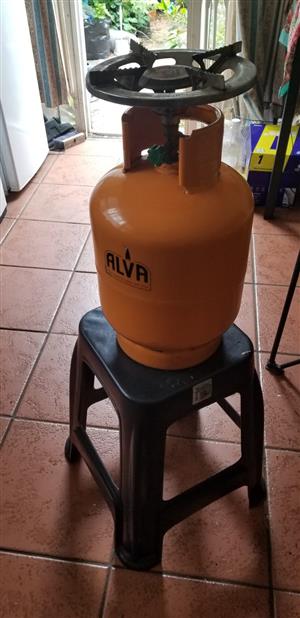 ALVA 5kg Gas bottle with Cooker Top