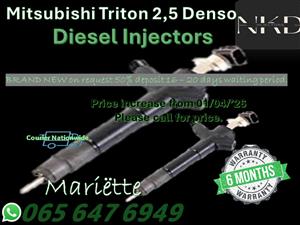 MITSUBISHI TRITON 2.3 DIESEL INJECTORS