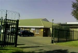 Commercial property for sale in Vanderbijlpark industrial area, with ample office and storage, or wo