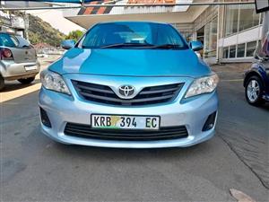 2011 TOYOTA COROLLA PROFESSIONAL 1.3 SEDAN LIGHT BLUE COLOUR  MANUAL  PETROL 