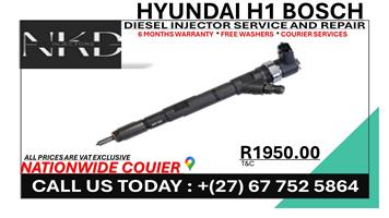 Hyundai H1 Bosch Diesel Injectors on Recondition