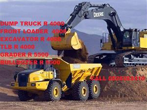 Tlb, forklift, bobcat and grader 0826263310