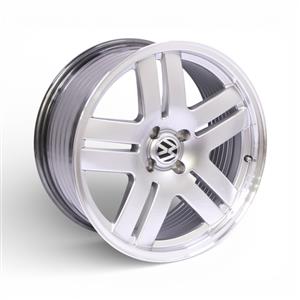17″ M8617 4/100 Silver Alloy Wheels