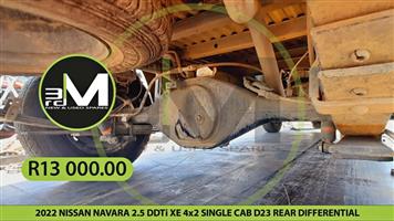 2022 NISSAN NAVARA 2.5 DDTi XE 4x2 SINGLE CAB D23 REAR DIFFERENTIAL