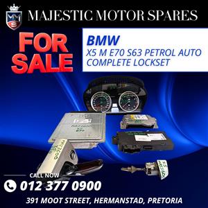 BMW X5 M E70 S63 Petrol Auto Complete Lockset for Sale – Used