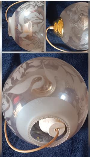Sandblast lamp shade