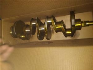 Crankshaft
And 
 pulley and crankshaft pulley key