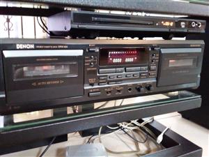 DENON DRW-695 double-deck cassette player/recorder - excellent condition