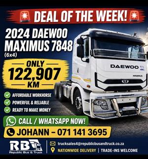 2024 DAEWOO MAXIMUS 7845 ( 6x4)