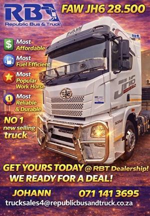 New FAW JH6 28.500 (6×4)