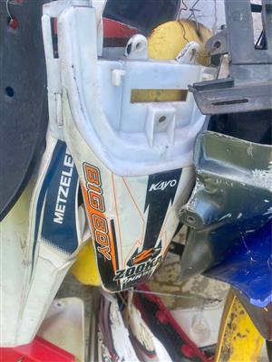 Pitbike Mudguard. Meyerton bike scrapyard new and secondhand spares.