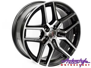 18″ A-Line Chicane 5×112 BKMF Alloy Wheels