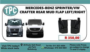 Mercedes-Benz Sprinter/VW Crafter Mud flap Left/Right Rear - For Sale at TPC