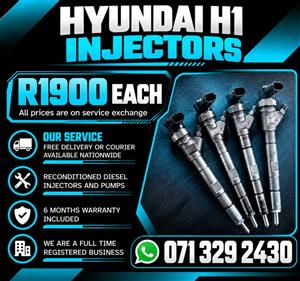 HYUNDAI H1 INJECTORS FOR SALE WITH WARRANTY 