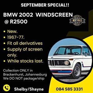 BMW 2002 WINDSCREEN 