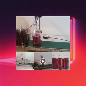 Fully automatic filling machine, 5ml–3L! Conveyor, self‑priming
