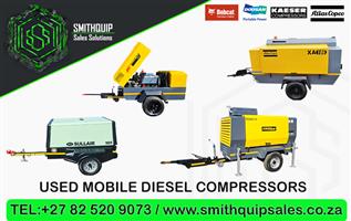 Mobile Diesel Compressors for Sale : 185 - 850cfm