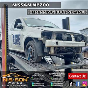 NISSAN NP200 STRIPPING FOR SPARES