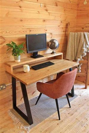 Pine and Steel  Desks