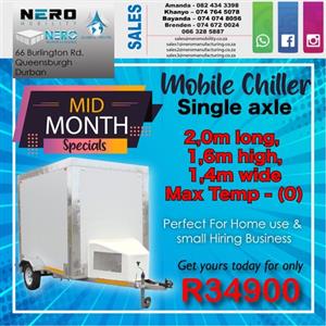 2m Single Axle Mobile Chiller For sale