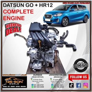 Datsun Go + HR12 Complete Engine