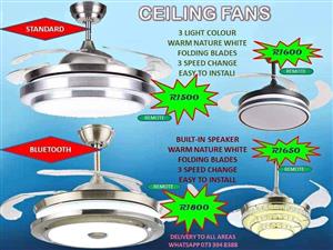 Ceiling Fans Retractable Blades