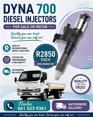 DYNA 700 DIESEL INJECTORS FOR SALE OR RECON