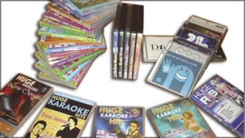Karaoke DVD's and various imported CD's