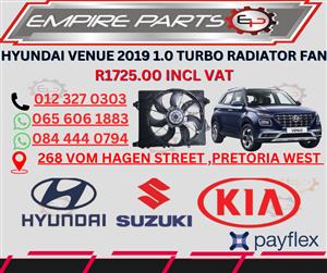 HYUNDAI VENUE 2019- 1.0L RADIATOR FAN NEW FOR SALE