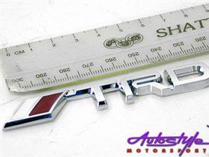 Toyota TRD Chrome Raised Badge