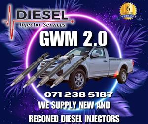 GWM 2L DIESEL INJECTORS FOR SALE OR RECON