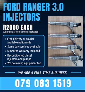 FORD RANGER 3.0 INJECTORS FOR SALE WITH WARRANTY 
