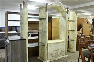 3PC CREAM WALL UNIT S066897A