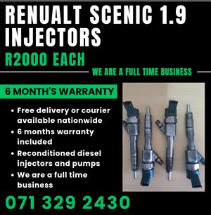 RENUALT SCENIC 1.9 INJECTORS FOR SALE WITH WARRANTY 