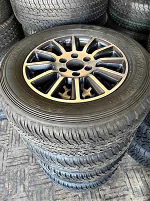 P Series 18” Mag Rims (With Used Tyres)