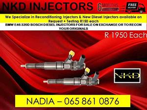 BMW E46 320D Bosch diesel injectors for sale