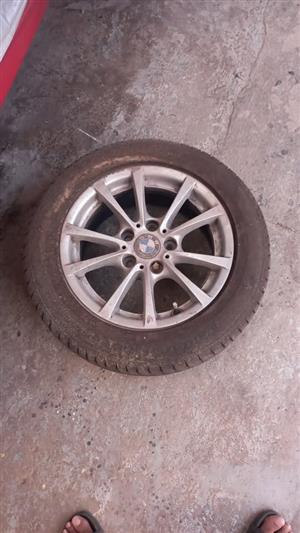 Bmw 16 inch rim and tyre used