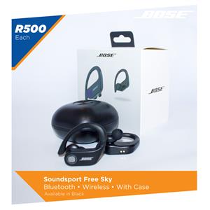 Bose QuietComfort 35 wireless headphones, Bose SoundSport Free Sky