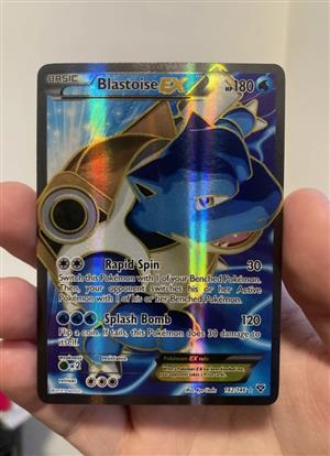 Blastoise EX 142/146 Pokemon TCG Full Art Ultra Rare XY Base Set