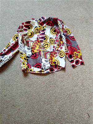 Long sleeve 80's style