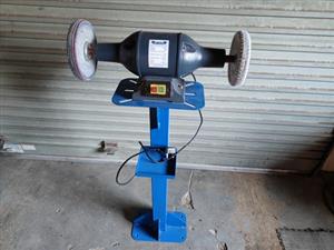 Bench Buffer Polisher with Mounting Stand.