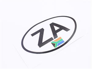 ZA Tourist Vinyl Vehicle Sticker (150mm)